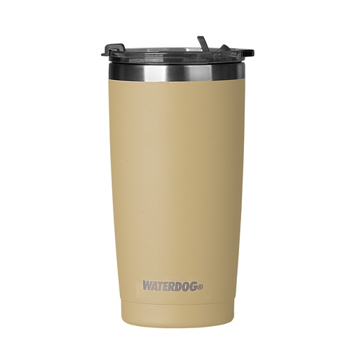 [401152] VASO WATERDOG DOBLE PARED 600 CC AMARILLO ACERO