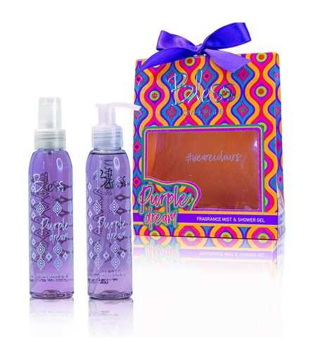 [130417] DÚO PURPLE DREAM BODY SPLASH Y SHOWER GEL BLESS