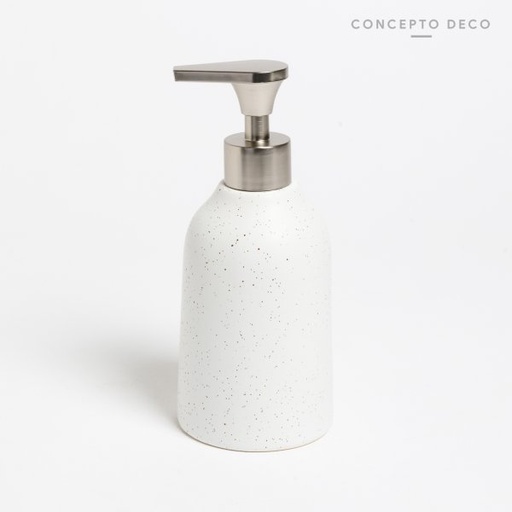 [1650142] DISPENSER GRANITO SILUETA 19CM BLANCO