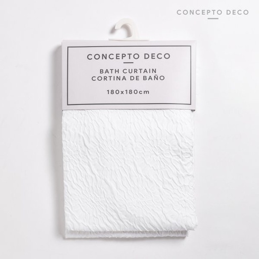 [1650277] CORTINA MEMORIA FLORES  180X180