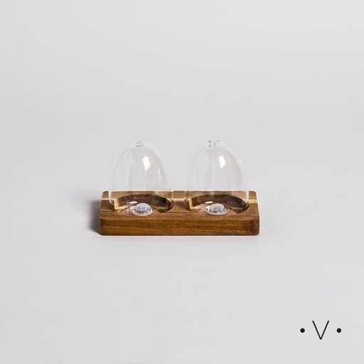 [4113067] SET DE SALERO Y PIMENTERO AMORFO 120 ML VASSA HOME 