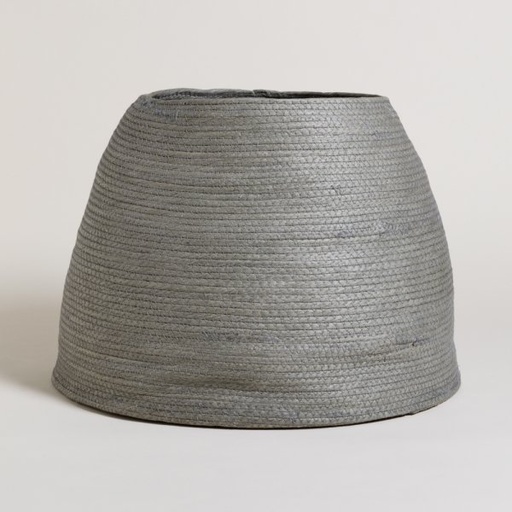 [4113171] CANASTO GOTA JIALING GREY 37X49 CM