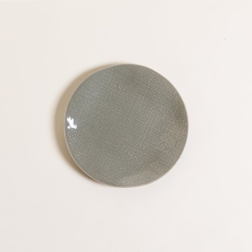 [4113198] PLATO DE POSTRE SET X 6 KHADI GREY 19 CM