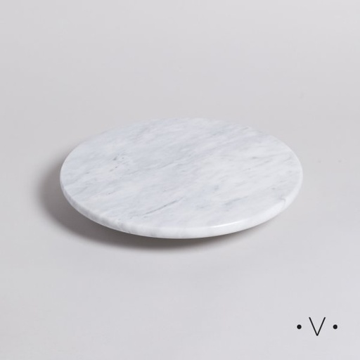 [4113202] BANDEJA GIRATORIA DE MARMOL 4X30 CM VASSA HOME