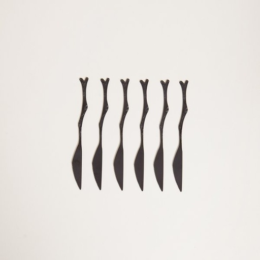 [4113252] SET X 6 UNTADORES PINCER NEGRO MATE 14 CM