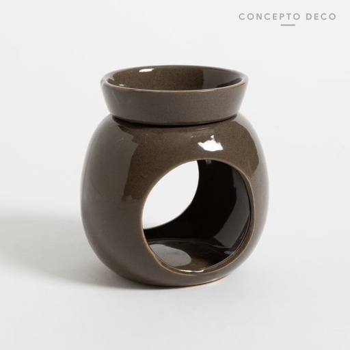 [165272] HORNO DIFUSOR CÉRAMICA VERDE MUSGO 13X9CM