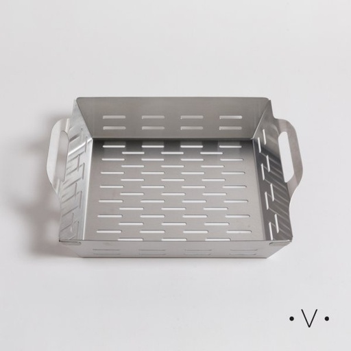 [4113574] BANDEJA PARA PARRILLA DE ACERO INOXIDABLE 36X30 CM VASSA HOME
