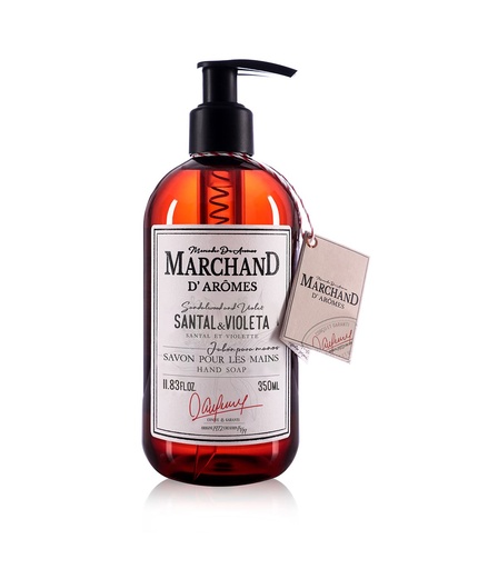 [130468] JABÓN LÍQUIDO MARCHAND D AROMES BERGAMOTA Y ORQUÍDEA 350 G