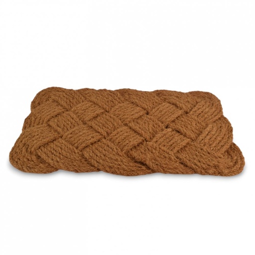 [380473] FELPUDO YUTE TRENZADO 45 X 75 CM
