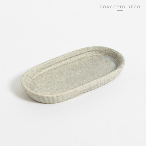 [1650371] BANDEJA GRANITO RELIEVE OVAL 18CM