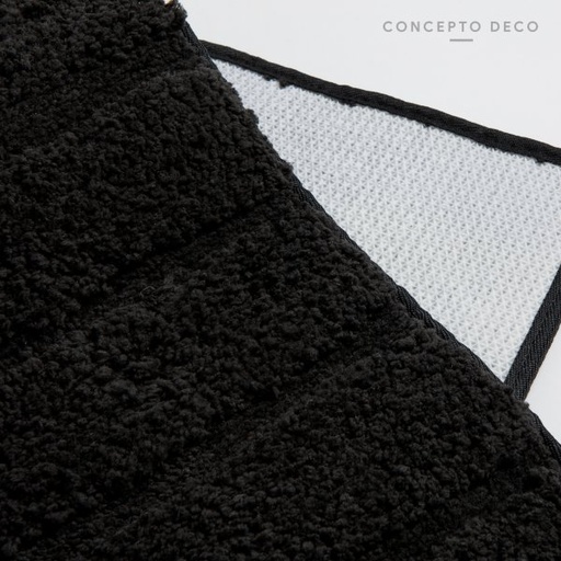 [1650233] ALFOMBRA TABLITAS NEGRA 40X60CM