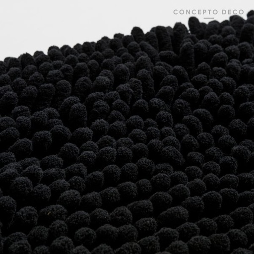 [1650226] ALFOMBRA SHAGGY RECTN NEGRA 40X60CM