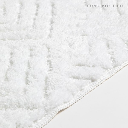 [1650234] ALFOMBRA MICROFIBRA FLECHA BLANCA 50X80CM
