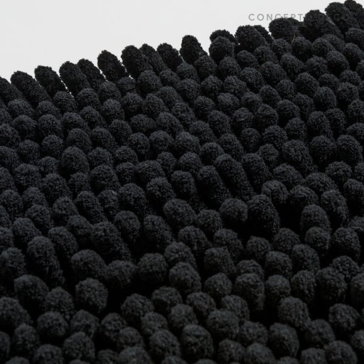 [1650232] ALFOMBRA SHAGGY RECTN NEGRA 50X80CM