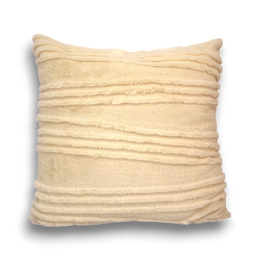 [380236] FUNDA DE ALMOHADÓN 40 X 40 CM TRAMA LINEAS NATURAL
