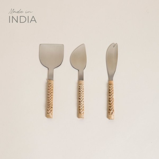 [4114057] SET X 3 CUCHILLOS PARA QUESOS 15 CM