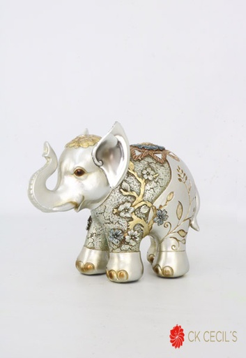 [413536] ELEFANTE 21 X 17 CM. SILVER