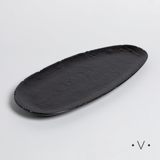 [4110254] BANDEJA OVALADA MOWI 41X19 CM VASSA HOME