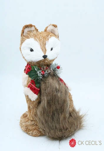 [277605] ZORRITO SENTADO 21 X 40 CM. NATURAL