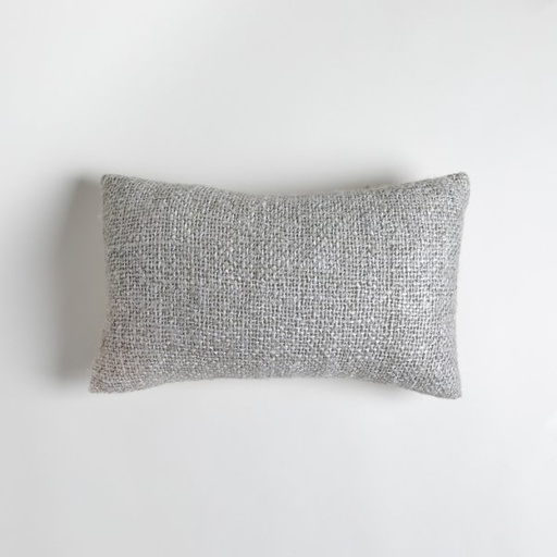 [4114632] ALMOHADÓN RECTANGULAR KODRA GREY 50X30 CM VASSA HOME