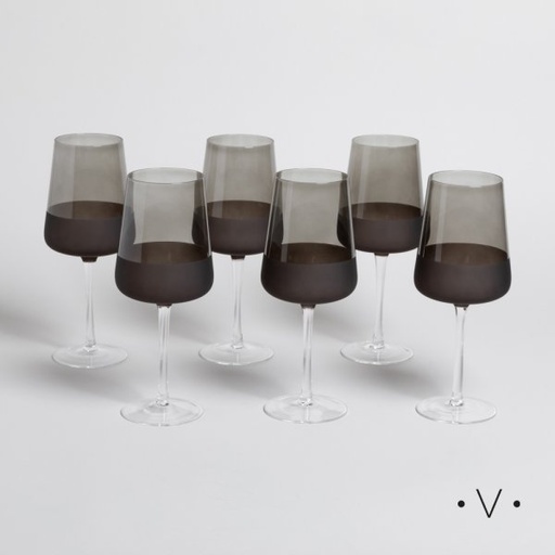 [4114555] SET X 6 COPAS MALMO 530 ML VASSA HOME