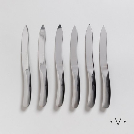 [4114247] SET X 6 CUCHILLOS PARA CARNE 23,5 CM VASSA HOME