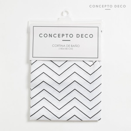[1651066] CORTINA TELA ZIGZAG 180X180