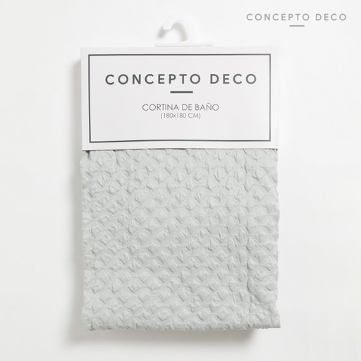 [1651078] CORTINA MEMORIA EDREDON 180X180 GRIS