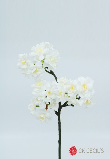 [4130081] BLOSSOM SPRAY X 39 CM WHITE