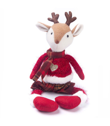 [131511] ADORNO DE RENO CON SHORTS 50 CM ALPARAMIS