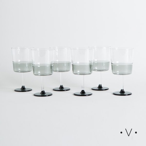 [4114835] SET X 6 COPAS QUEENS 320ML VASSA HOME