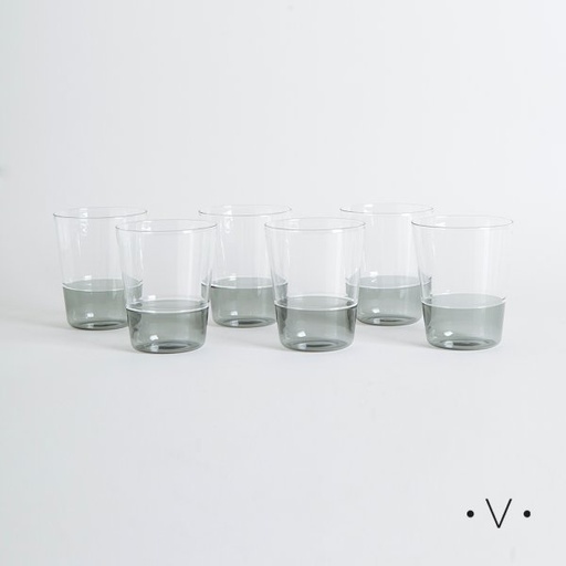 [4114833] SET X 6 VASOS ALTOS QUEENS 450ML VASSA HOME