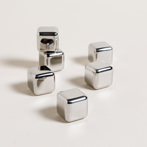 [4111329] SET X 6 HIELOS REUTILIZABLES ACERO 