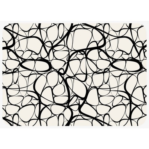 [146064] INDIVIDUAL PVC 30 X 40 ARABESCOS BLANCO