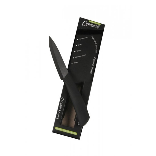 [414482] CUCHILLO CERAMICA NEGRA 13 CM