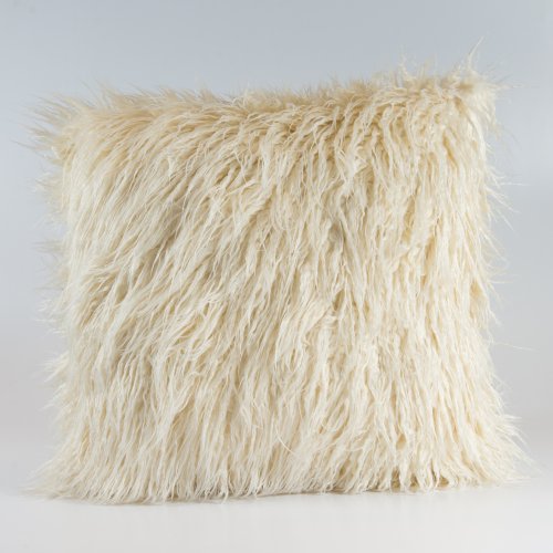 [380189] FUNDA DE ALMOHADON 43 X 43 PELO OVEJA NATURAL