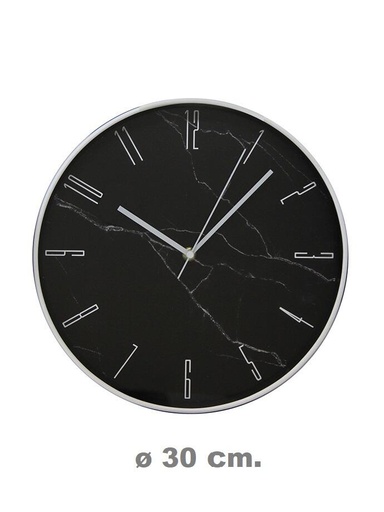 [141076] RELOJ PARED BLACK AND WHITE 30 CM RL61704