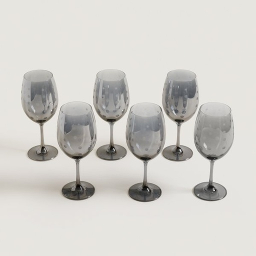 [411486] SET X 6 COPAS MIRROR LUNARES 615 ML