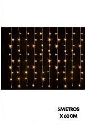 [42036] CORTINA LED 120 LUCES 3 M X 60 CM CALIDA 220 V