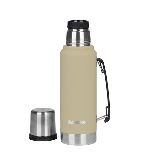 [401109] TERMO WATERDOG OMBÚ 1 LT MANIJA PICO CEBADOR BEIGE