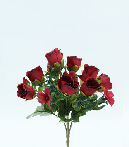 [413869] ROSE BUSH X 1 0 29 CM. RED