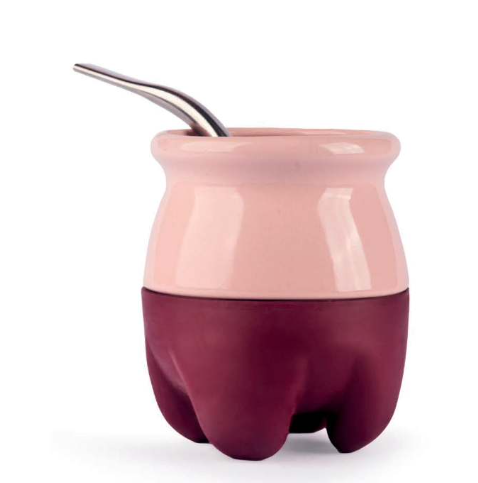 [31595] MATE QUECHUA ROSA/BORDO