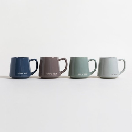 [4110705] MUG CONICO FRASES COLORES SURTIDOS 560 ML