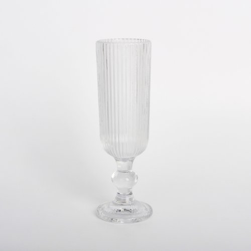 [256716] SET X 6 COPAS VIDRIO TRANSPARENTE CHAMPAGNE