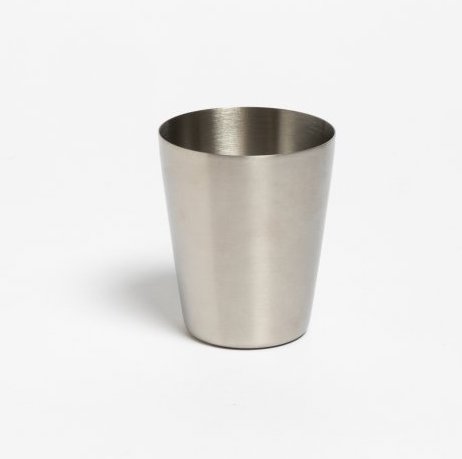 [165622] VASO ACERO CONO 10H