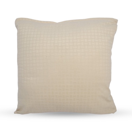 [3800169] FUNDA DE ALMOHADÓN 42 X 42 CM NATURAL TRAMADO RECTÁNGULOS