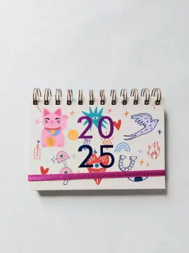 [19141] AGENDA POCKET 2025 SEMANA A LA VISTA CON STICKER SUERTE OLIVERTA