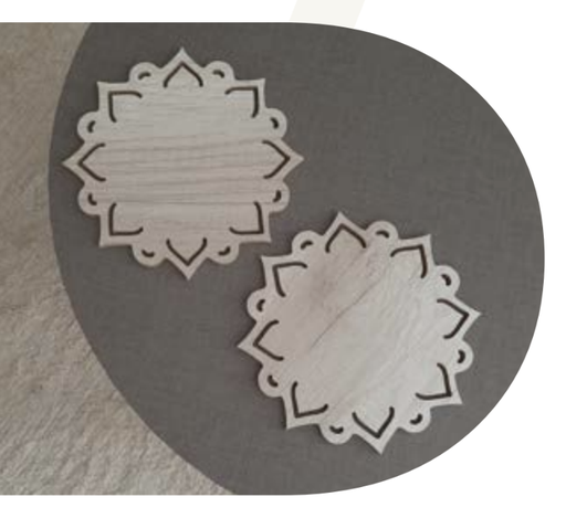 [130362] POSAFUENTES MANDALA 20 CM X 2 ESTILO DOMINGO